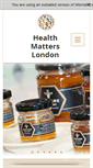Mobile Screenshot of healthmatterslondon.co.uk
